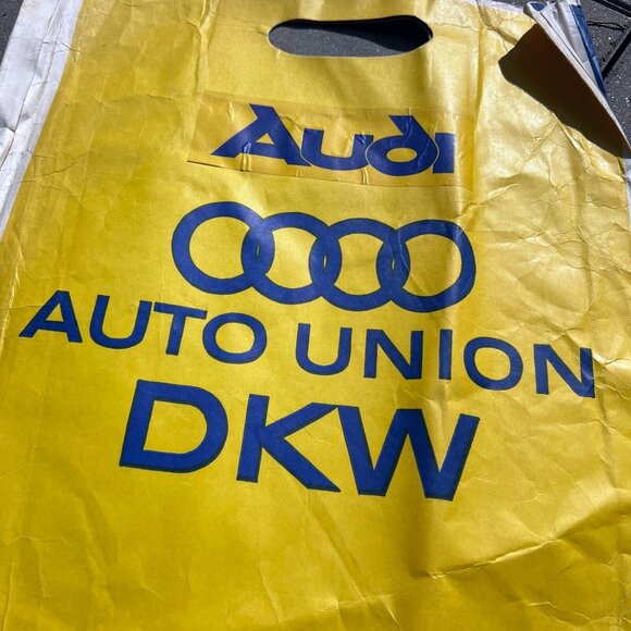 1960s Audi Car Dealer Advertising Bag Vintage - Picture 4 of 5